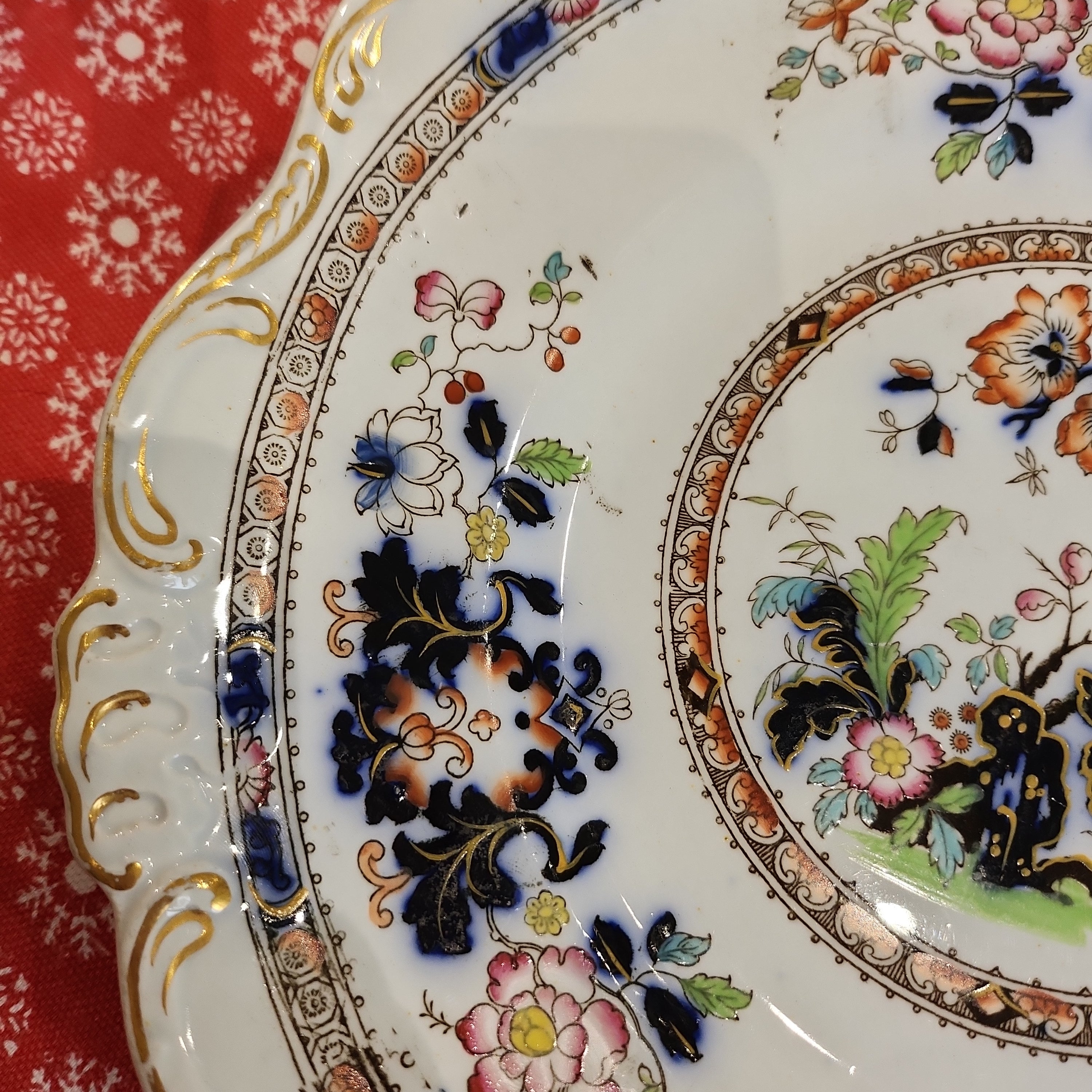 Rare 19th century  Davenport Shitas plate