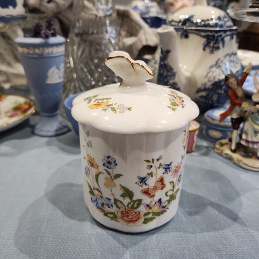 Ansley Vintage Canister with butterfly lid