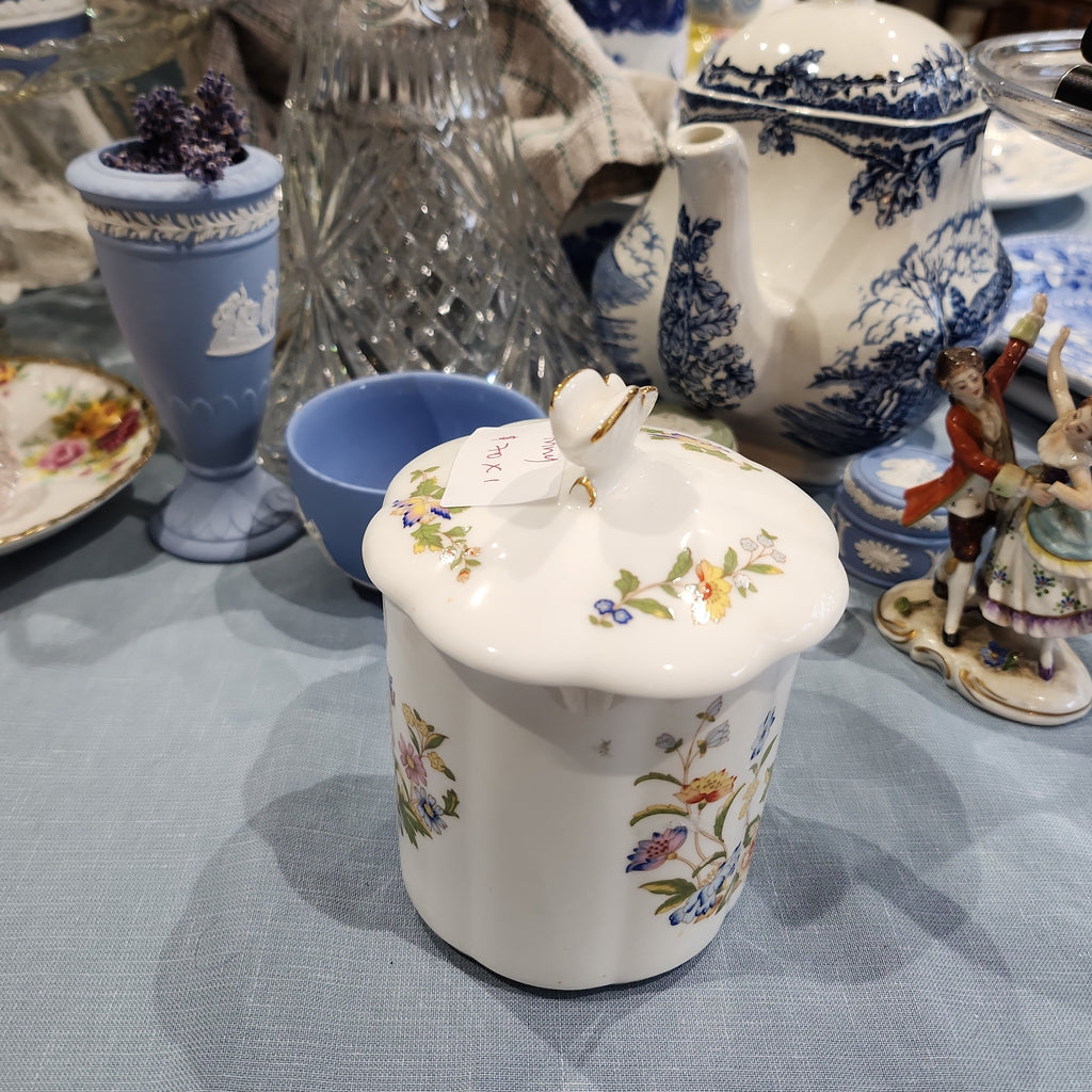Ansley Vintage Canister with butterfly lid