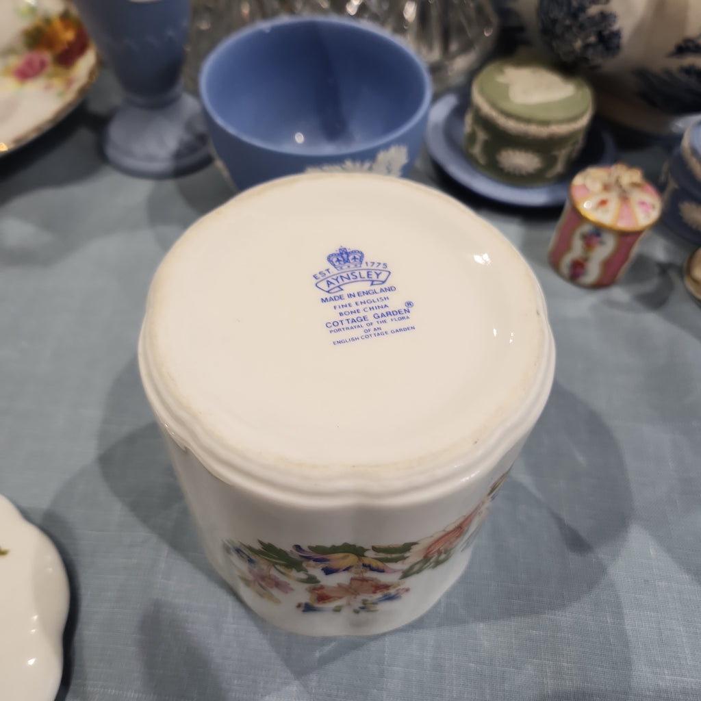 Ansley Vintage Canister with butterfly lid