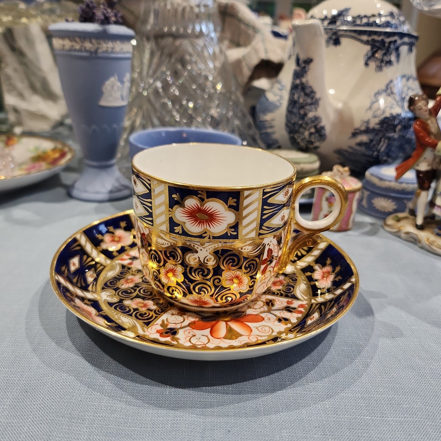 Royal Crown Derby Handpainted Imari tea set