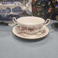 Royal Albert Lavender Rose Soup bowl with saucer