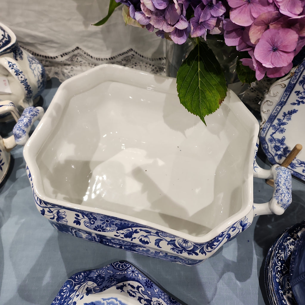 Amazing Rare  Spode Blue and White Big Tureen