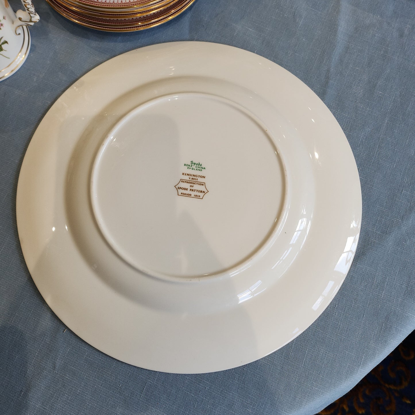 Rare Spode Kensington Big Dinner plate  Rare1810's pattern