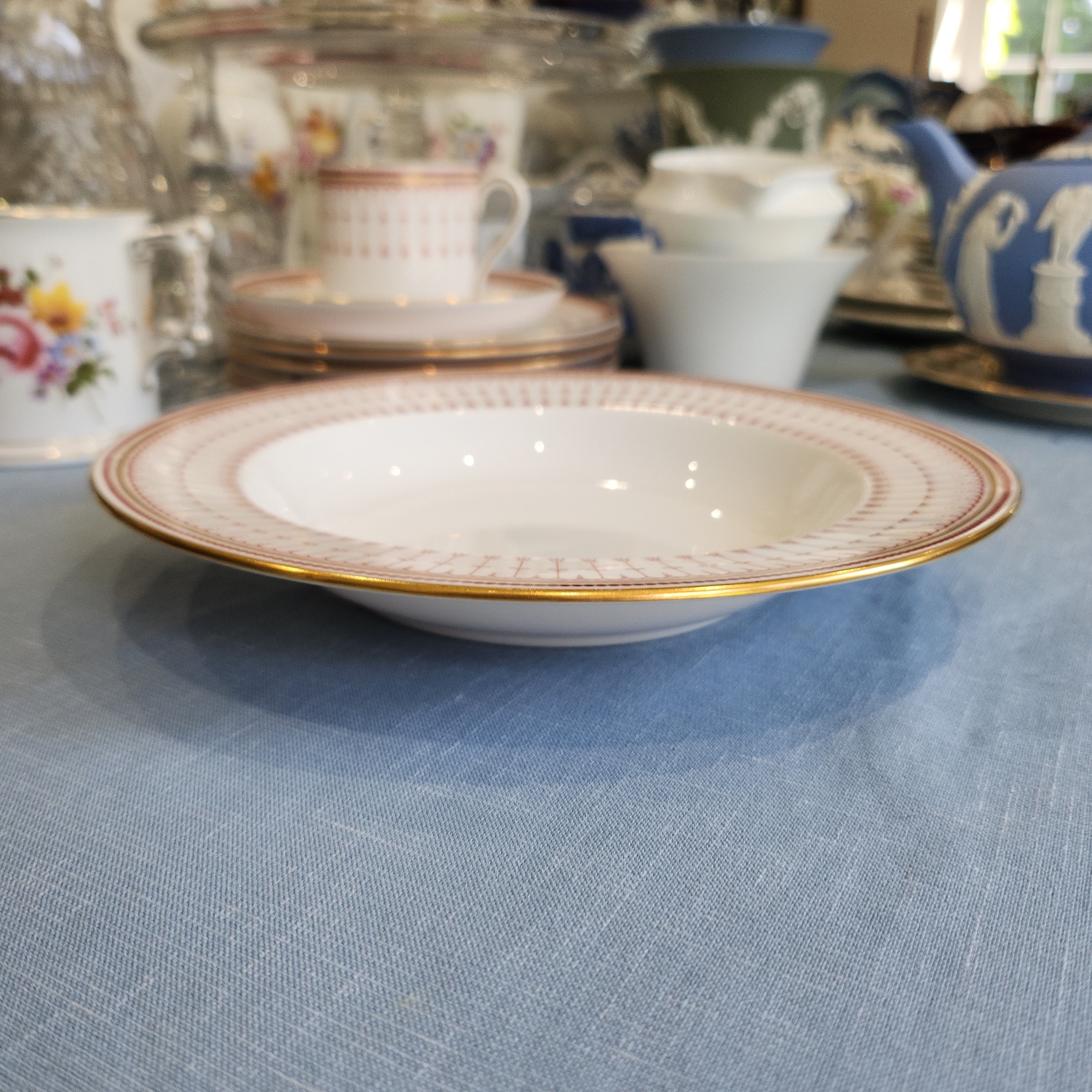 Rare period Spode Kensington soup bowl with rim 20 cm