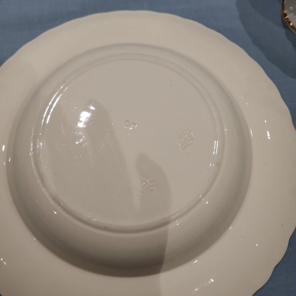 Whimsical rare Antique Spode Copeland Wild Bird series Bowl with rim