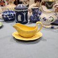 Vintage made in England small Gravy Bowl yellow- minor crazing
