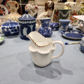 Delphine vintage white milk jug
