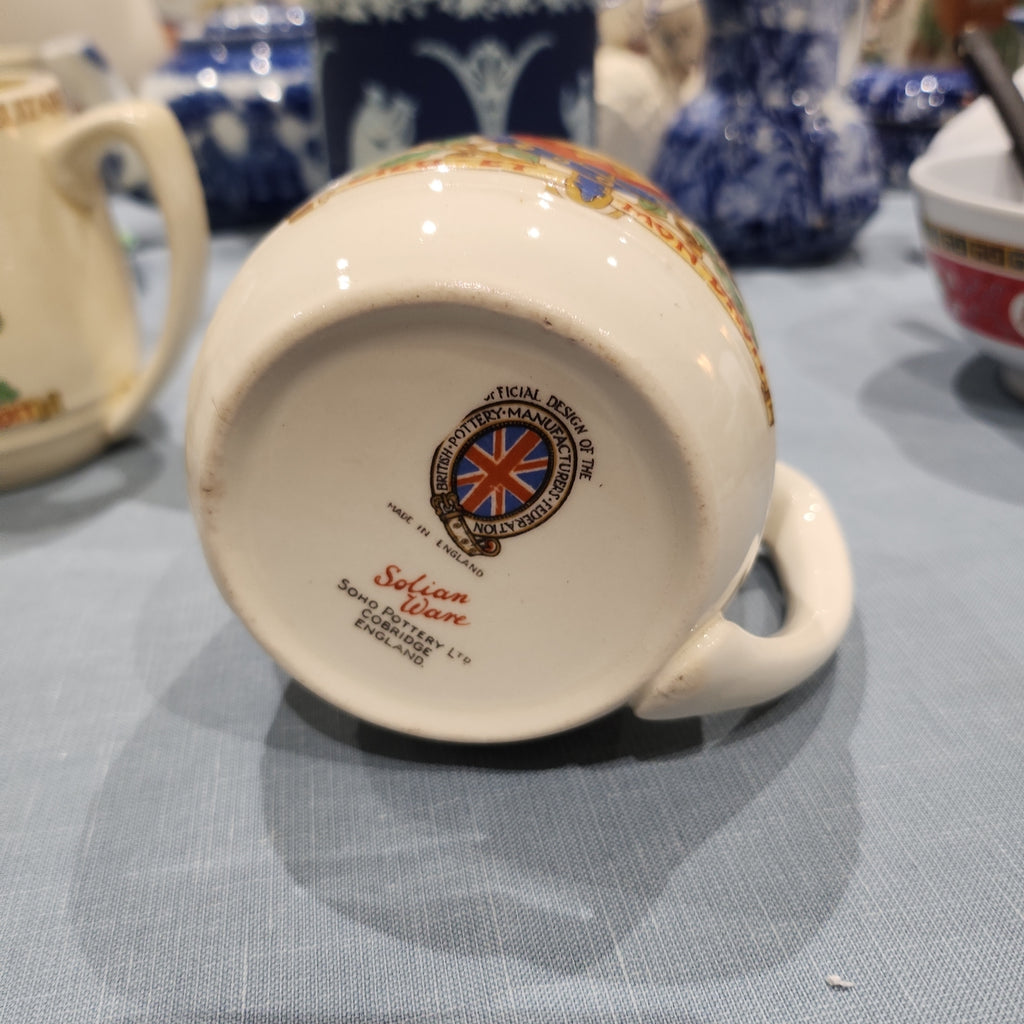 King George V1 1937 coronation mug