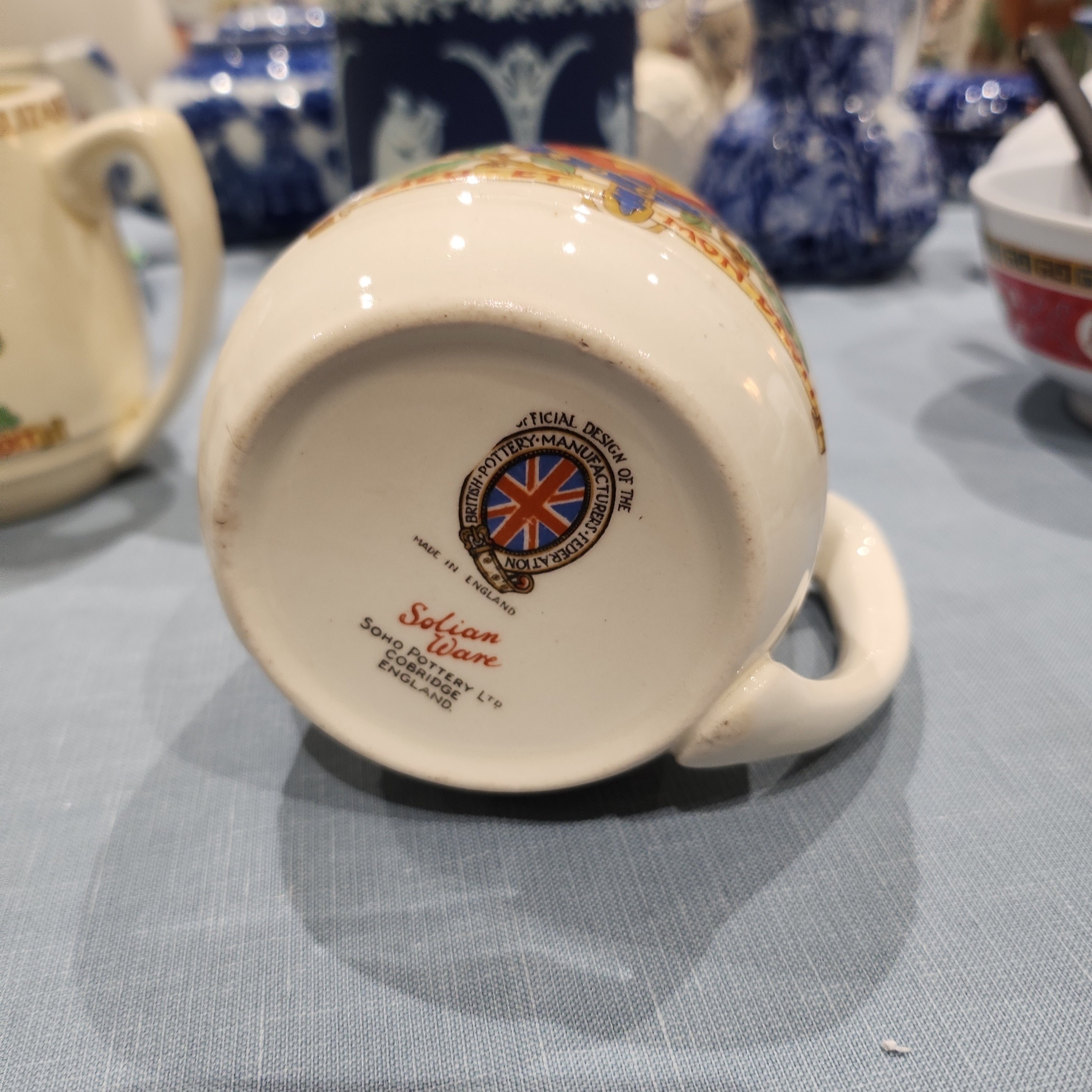 King George V1 1937 coronation mug