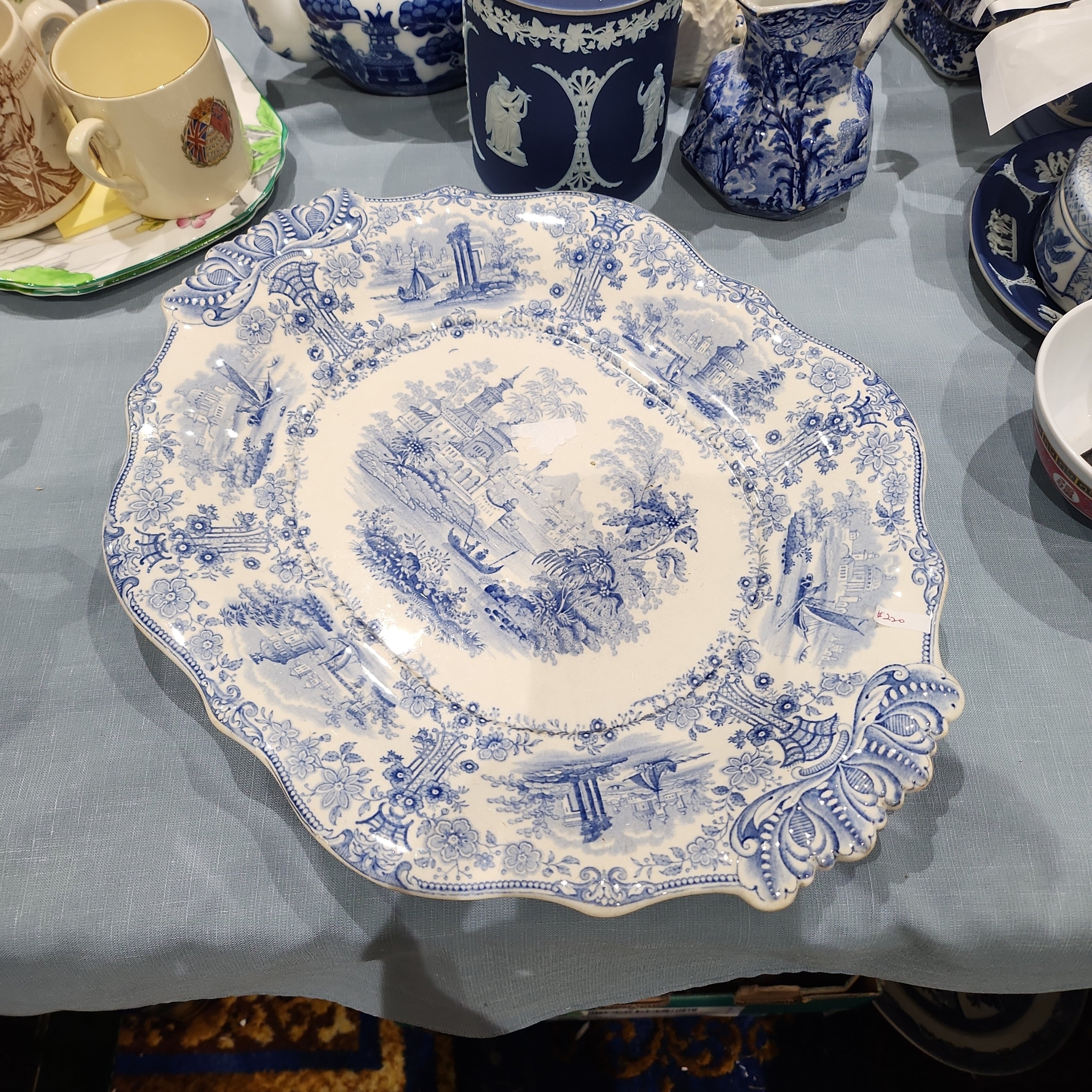 Antique W.R Markora big platter