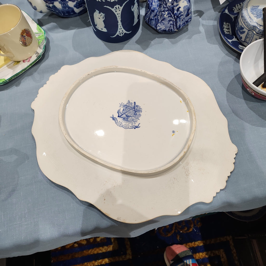 Antique W.R Markora big platter