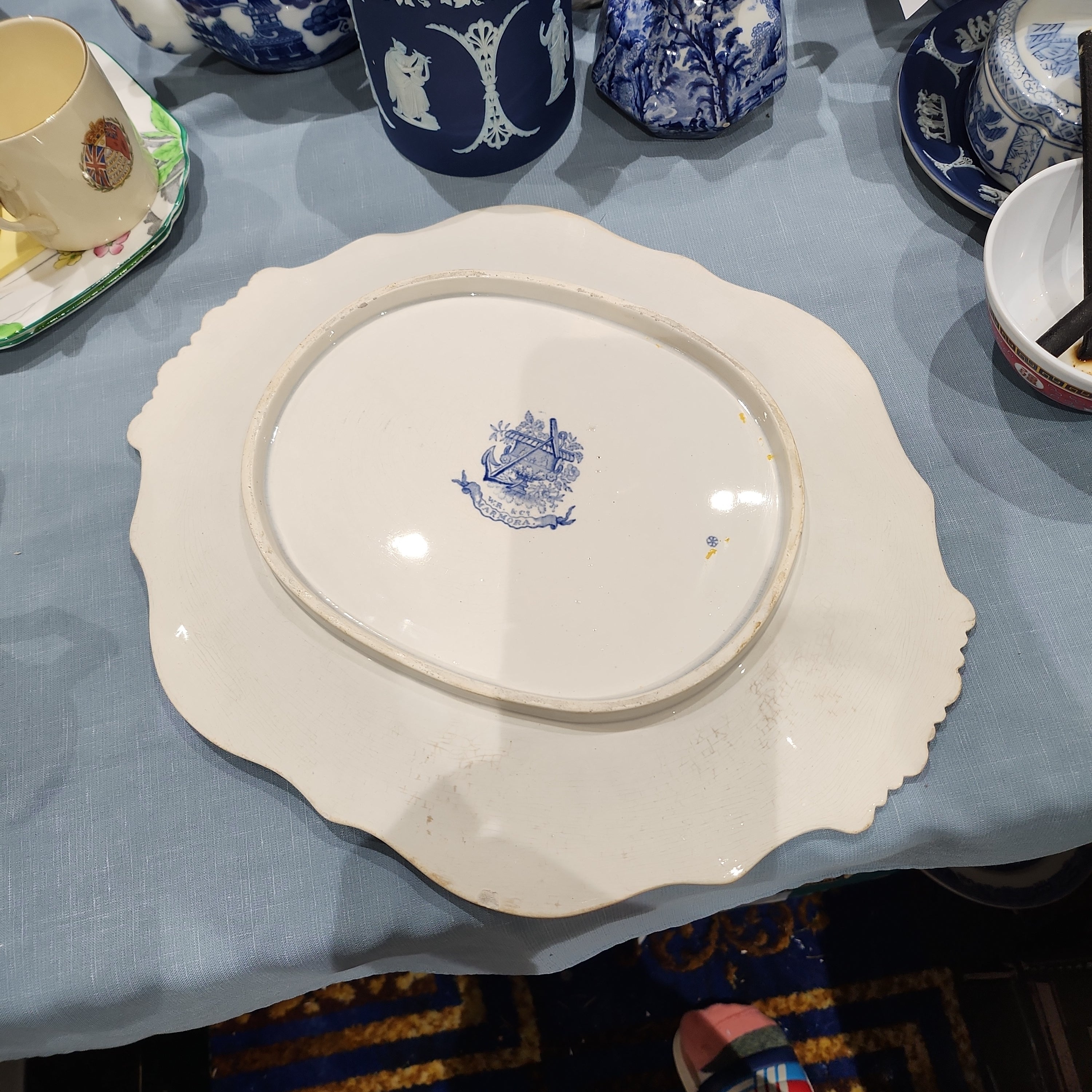 Antique W.R Markora big platter