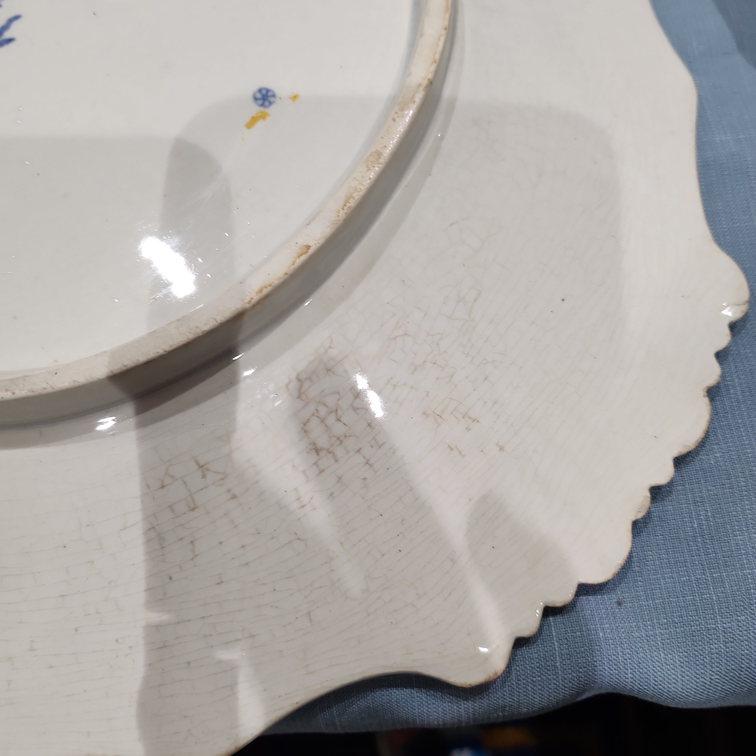 Antique W.R Markora big platter