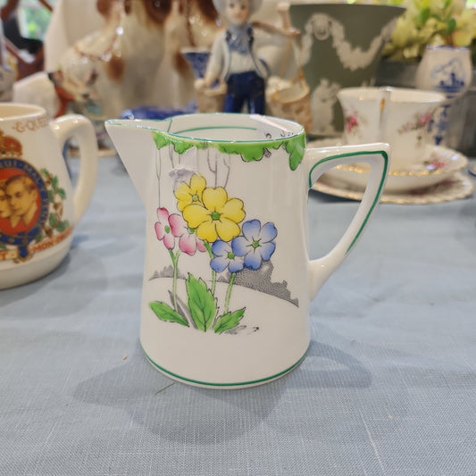 Rare Heathcote China handpainted milk jug