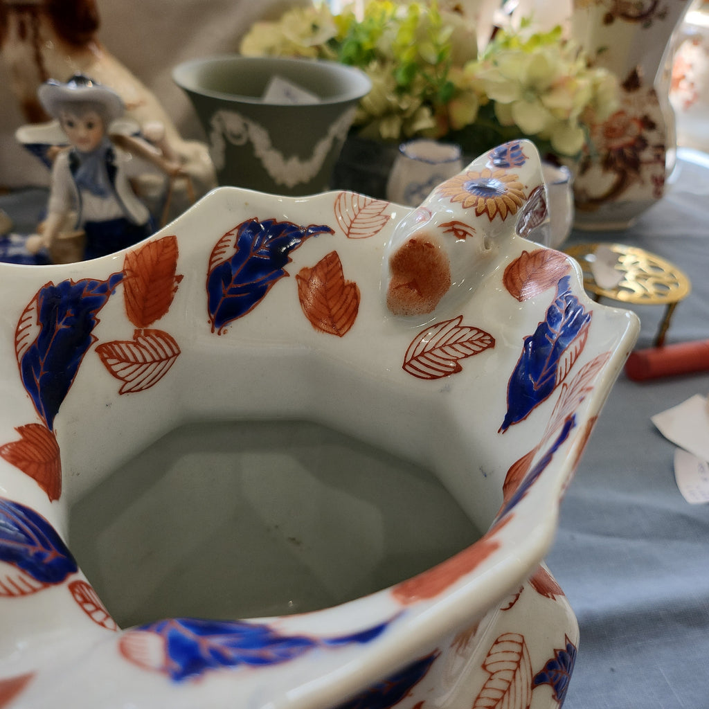 Large Ironstone handpainted Jug