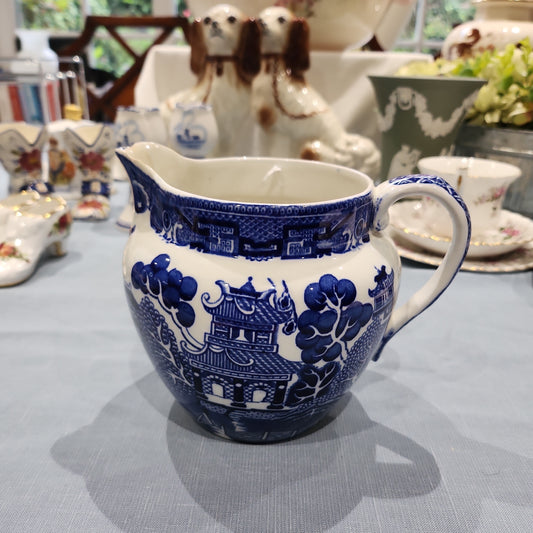 Rare 1820 Watkins Willow Antique jug - Defect