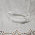 Vintage white gravy jug
