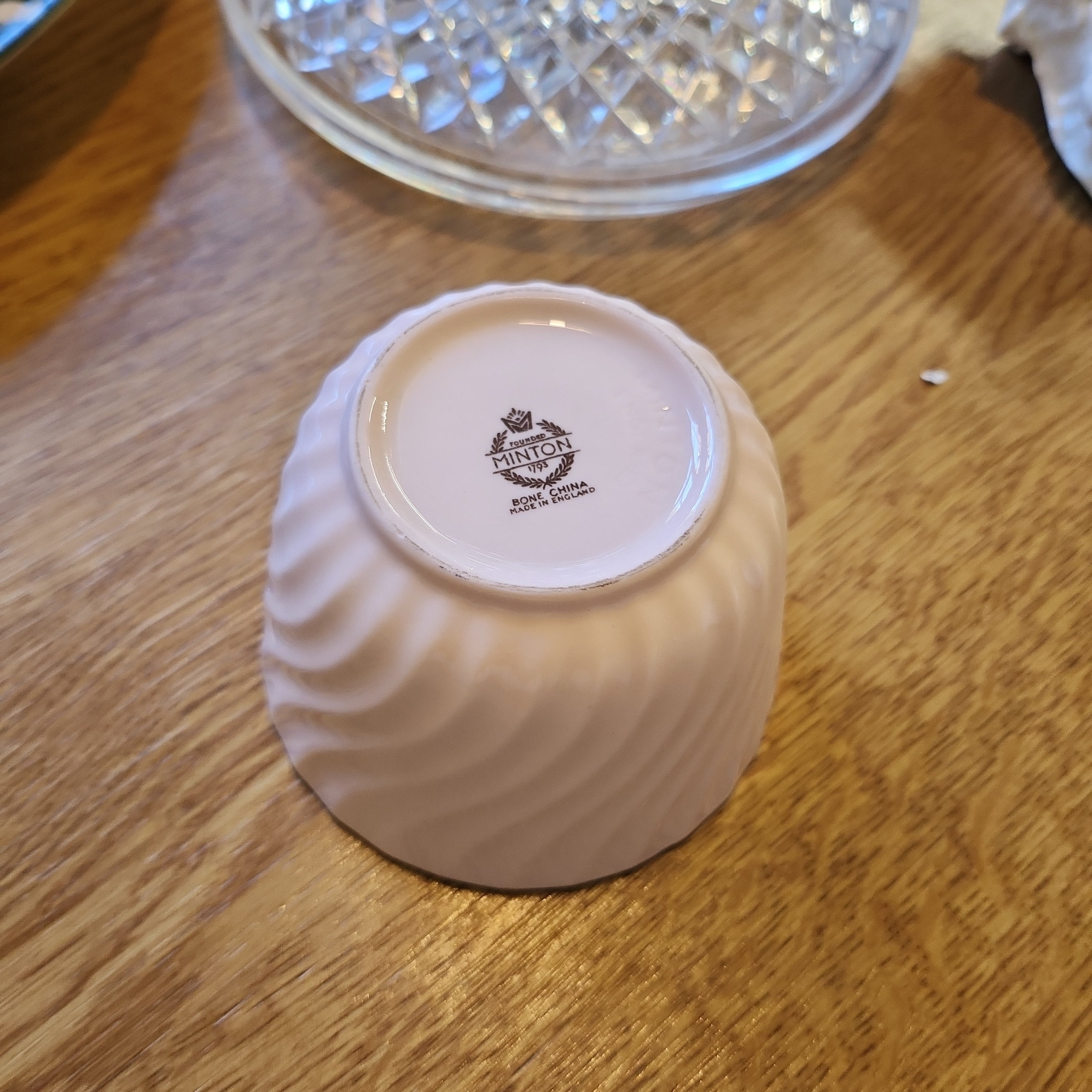 Rare Minton Fine Bone china sugar bowl