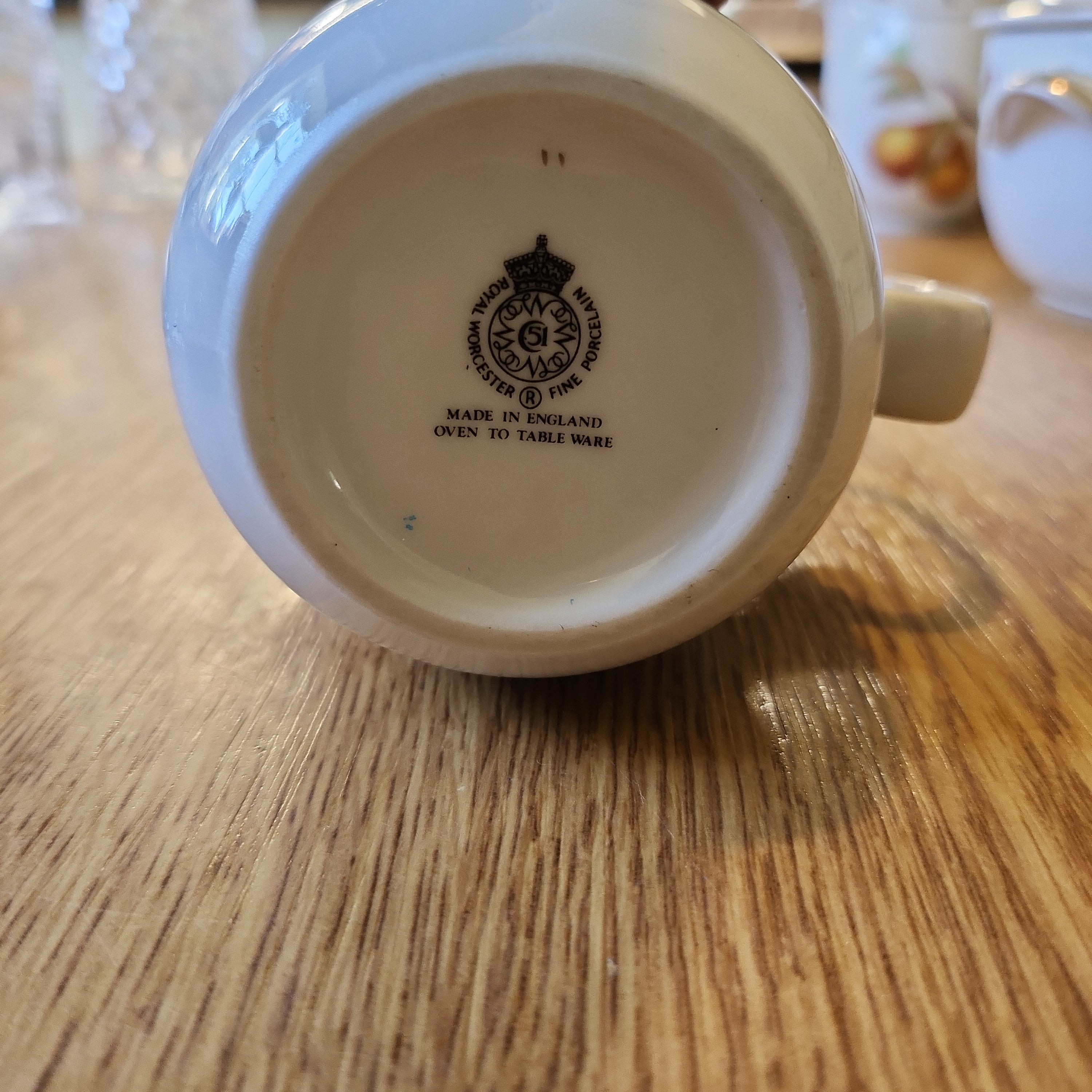 Royal worcester fine bone china small jug