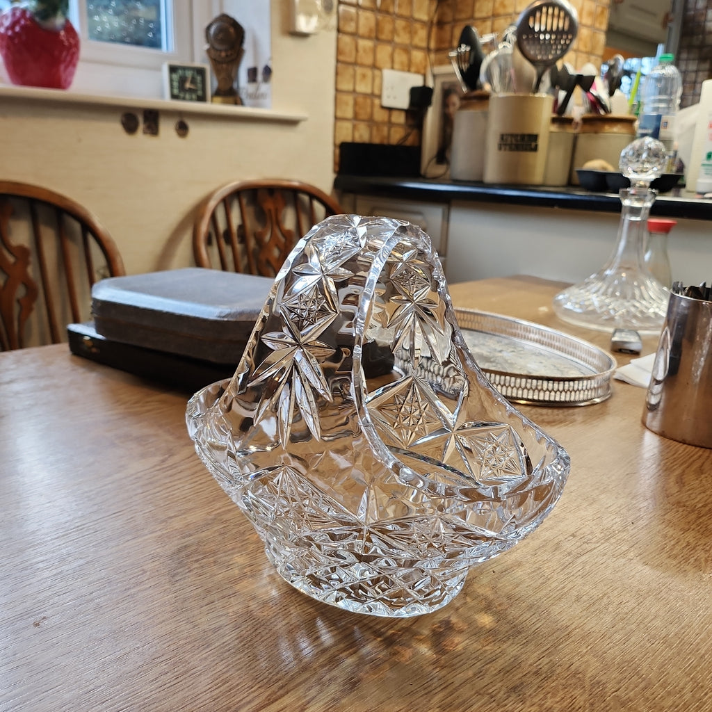 Waterford high quality crystal basket bowl