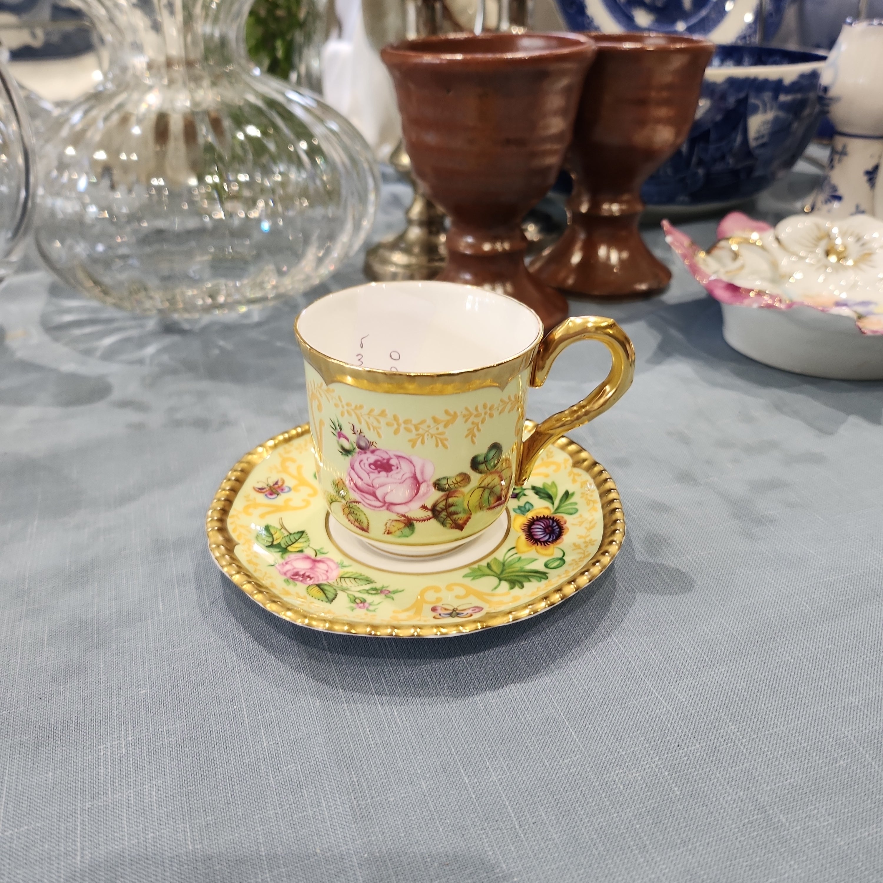 Rare Royal Worcester Samuel Arlies coffee set