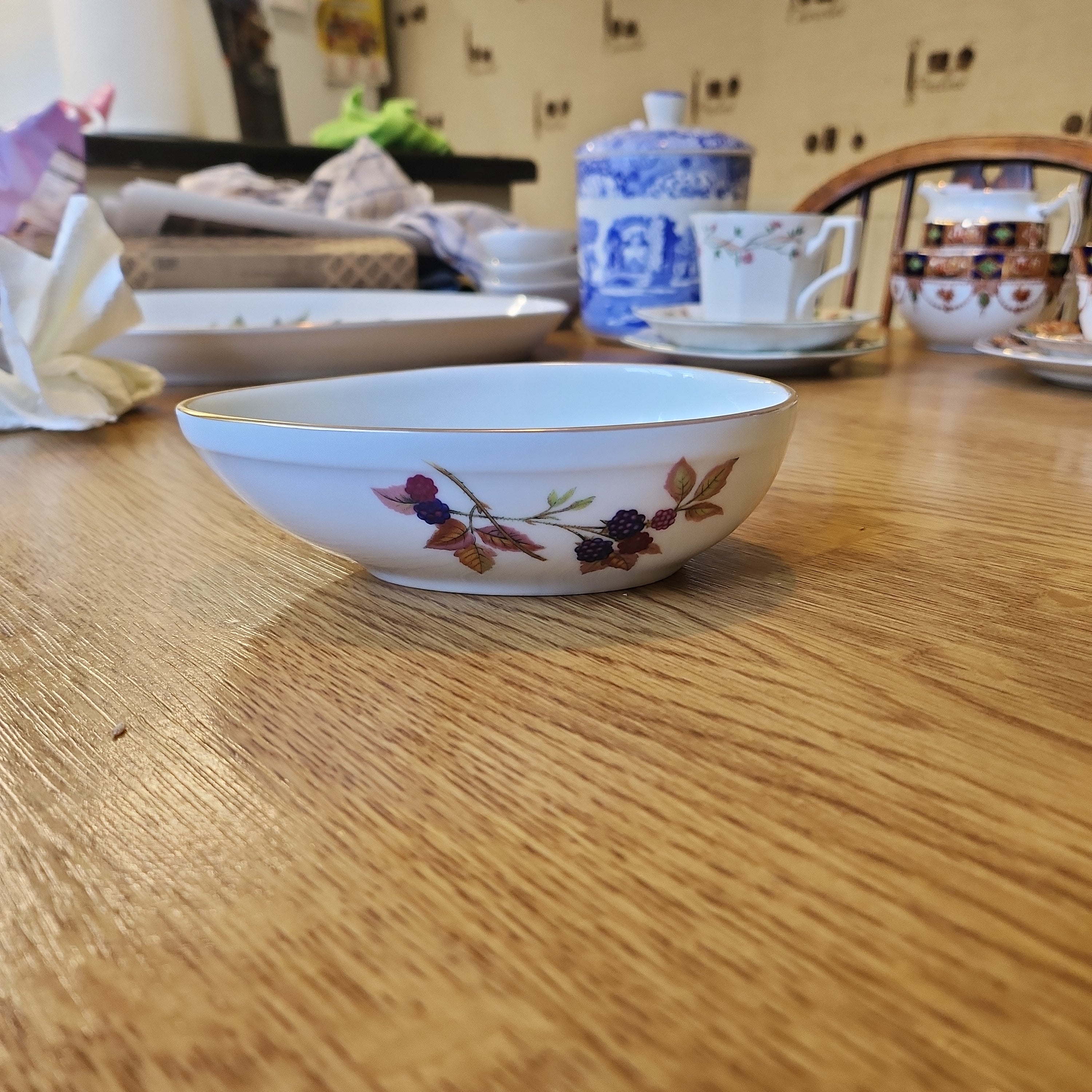 Royal worcester egg shaped bowl