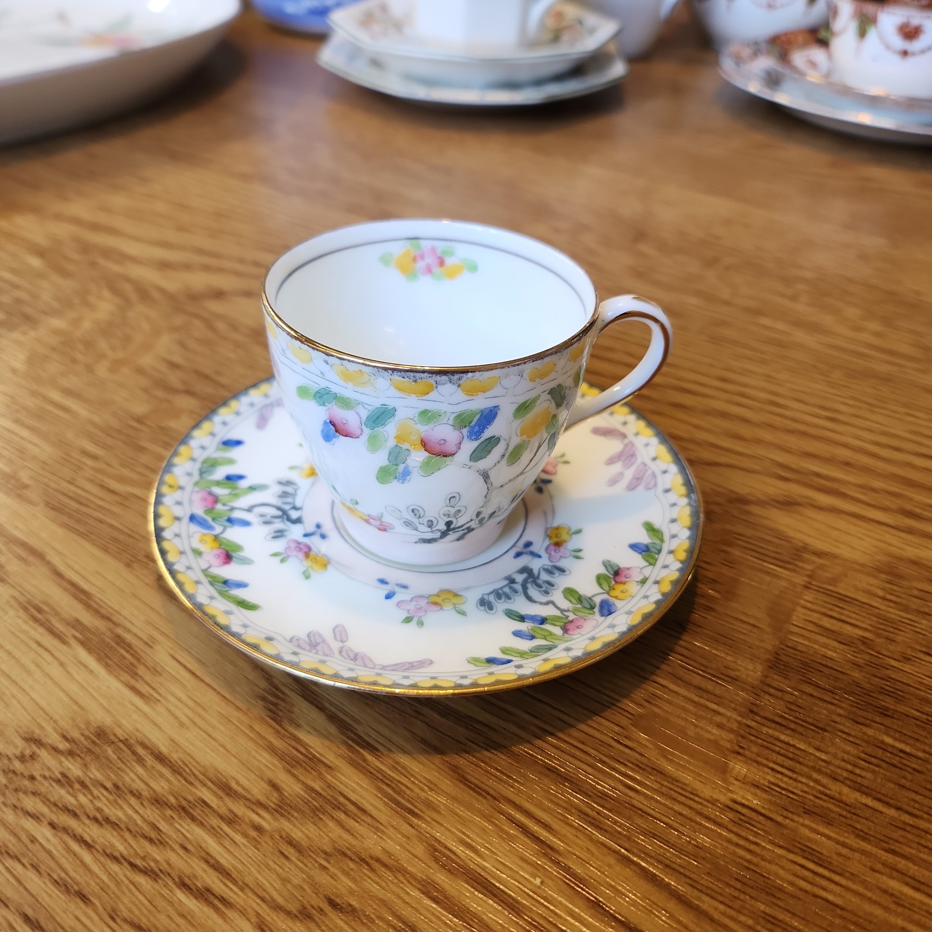 Royal doulton handpainted coffee set