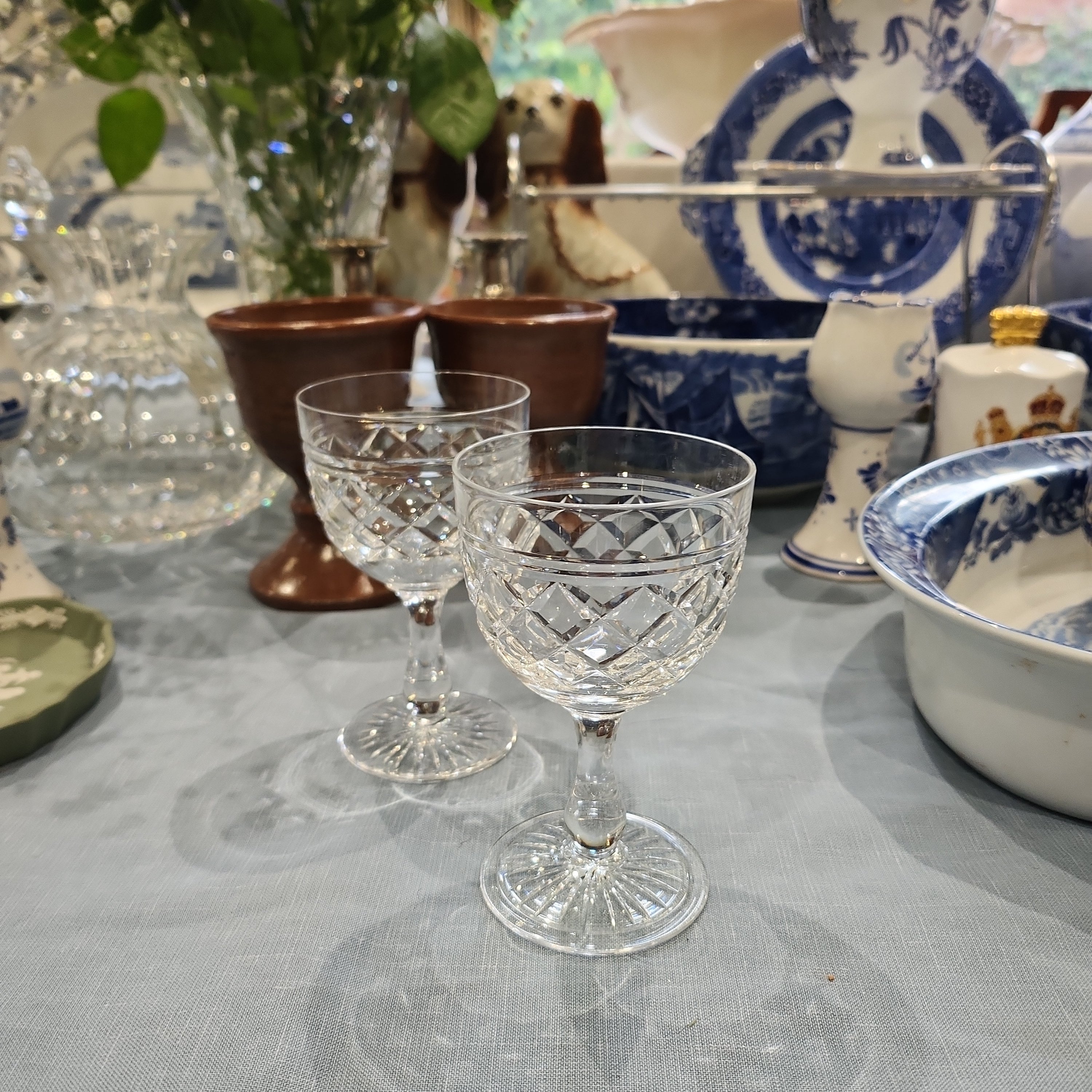 Rare Stuart Ireland crystal port glass ( Waterford)
