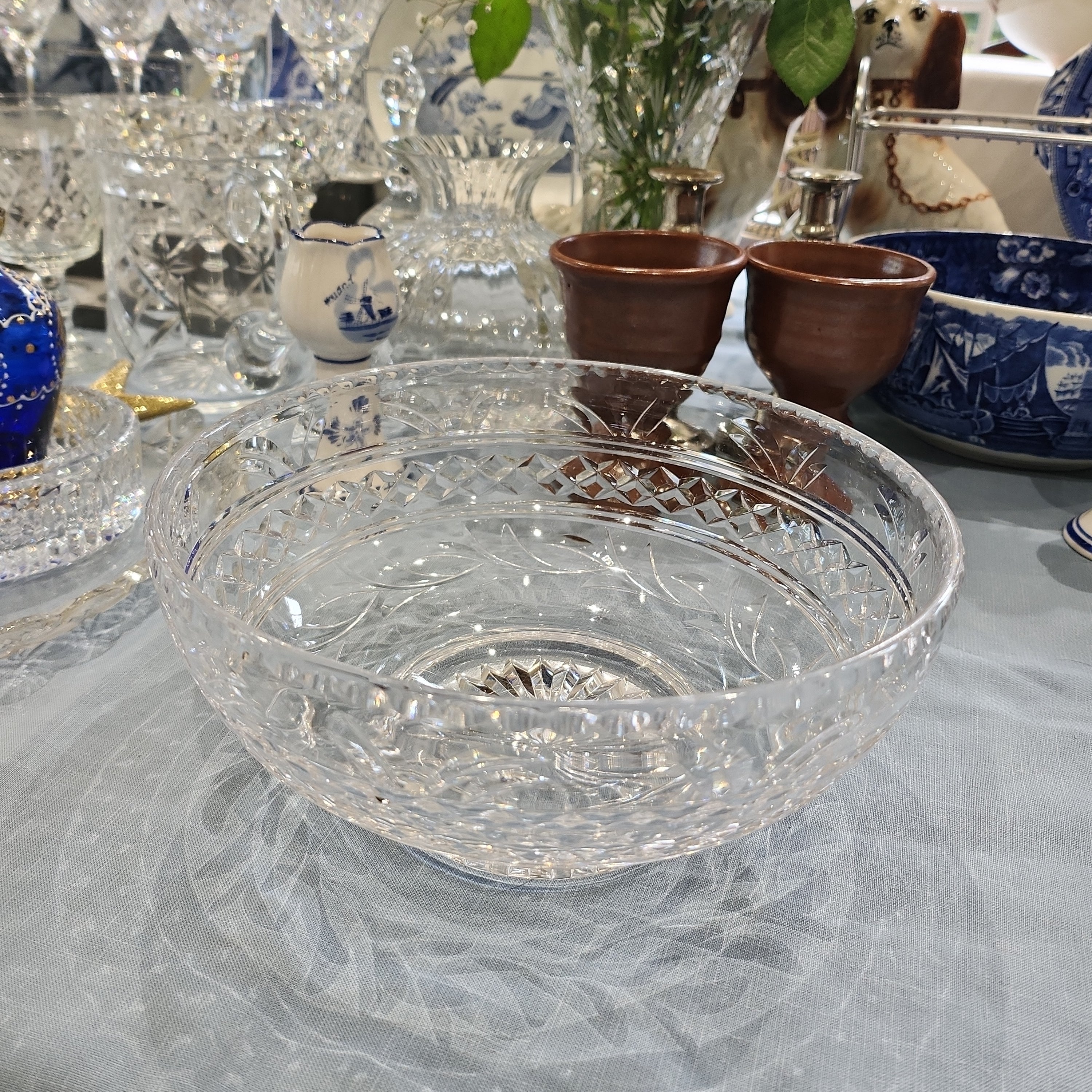 High quality Waterford crystal bowl 21 x 10 cm