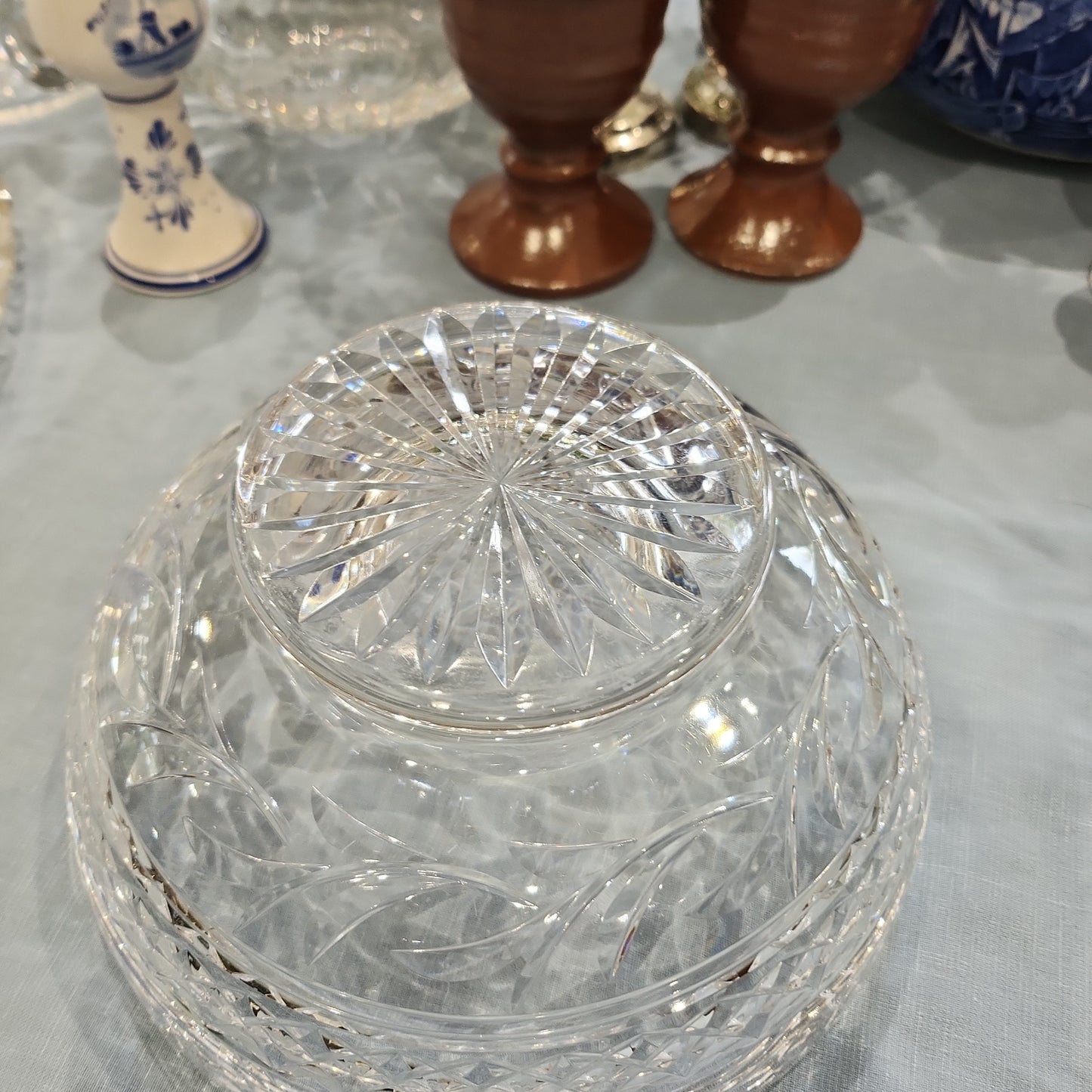 High quality Waterford crystal bowl 21 x 10 cm