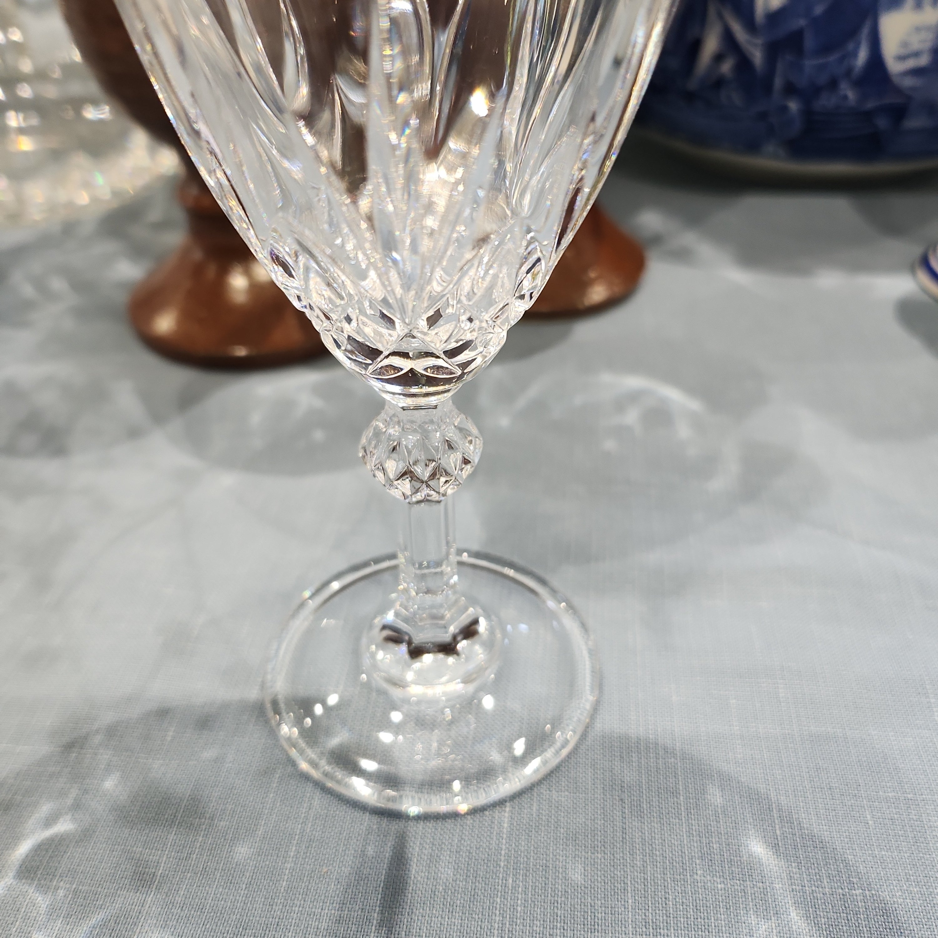 High quality crystal wine glass 14 cm