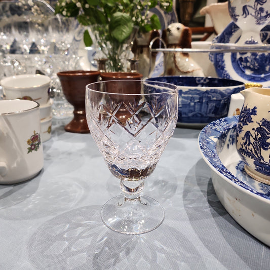 High quality crystal wine glass 8 x 13 cm