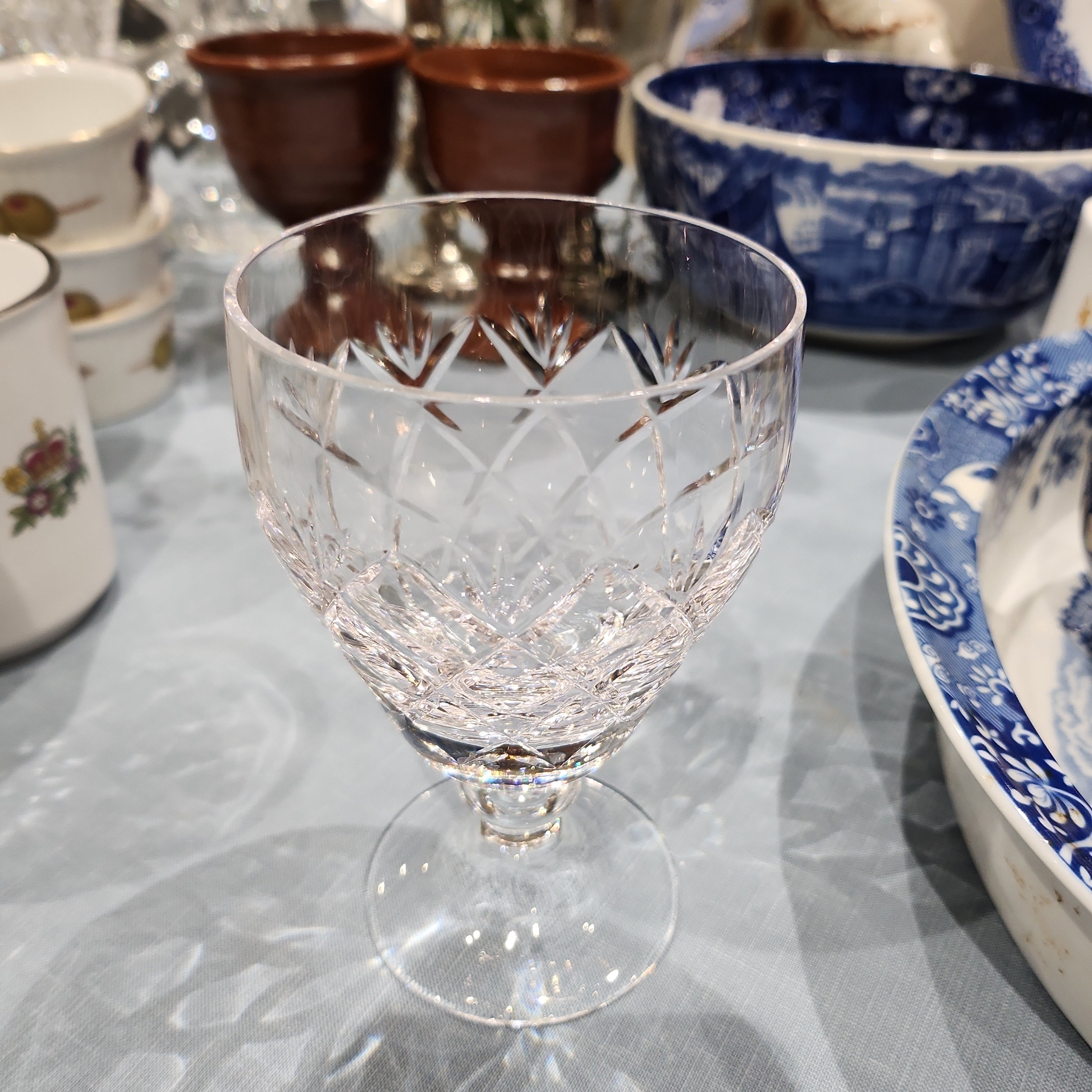 High quality crystal wine glass 8 x 13 cm