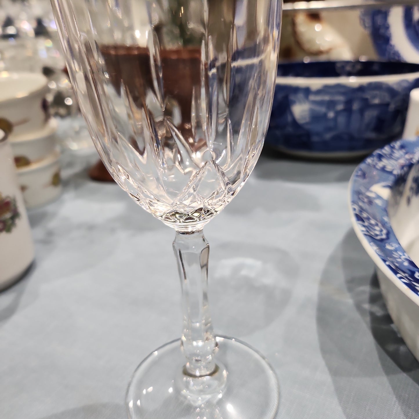 High quality crystal wine glass 6.5 x 17 cm