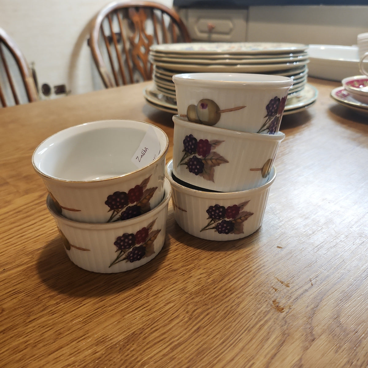 Royal Worcester Soufflé cup x 5pcs