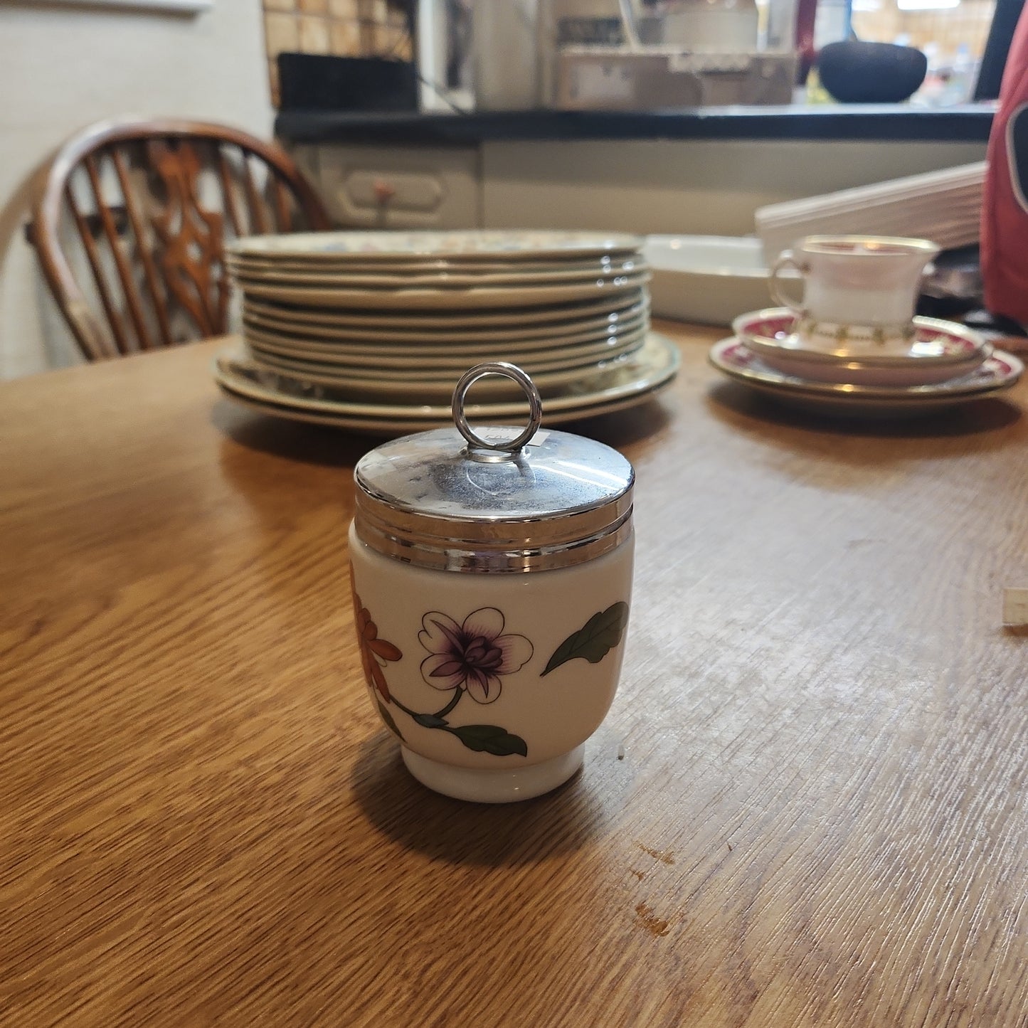 Royal worcester canister with lid