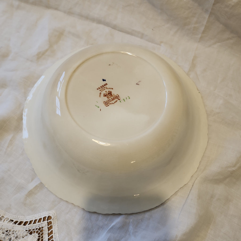 Lovely Imari style  24.5cms Bowl  by Wood & Sons - minor crazing