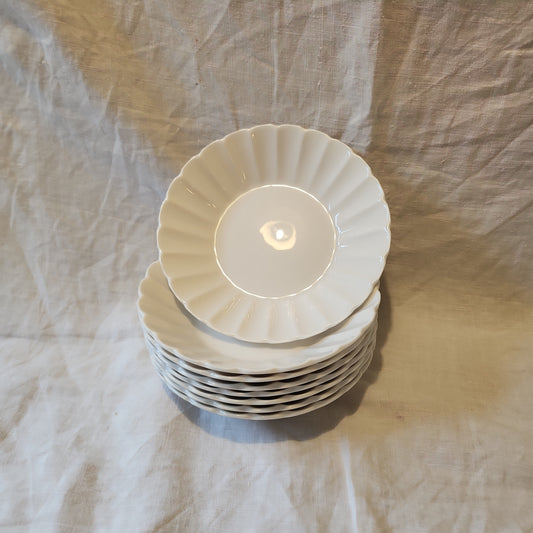 High quality small white bowl set of 8