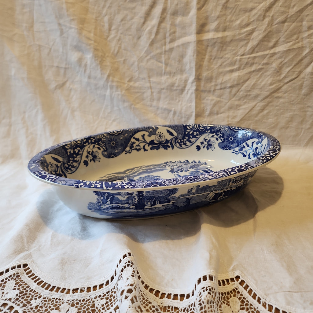 Rare Spode Imperial cookware oven to table oval serving dish