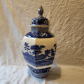 Spode Blue tower big ginger jar Spode design c 1814