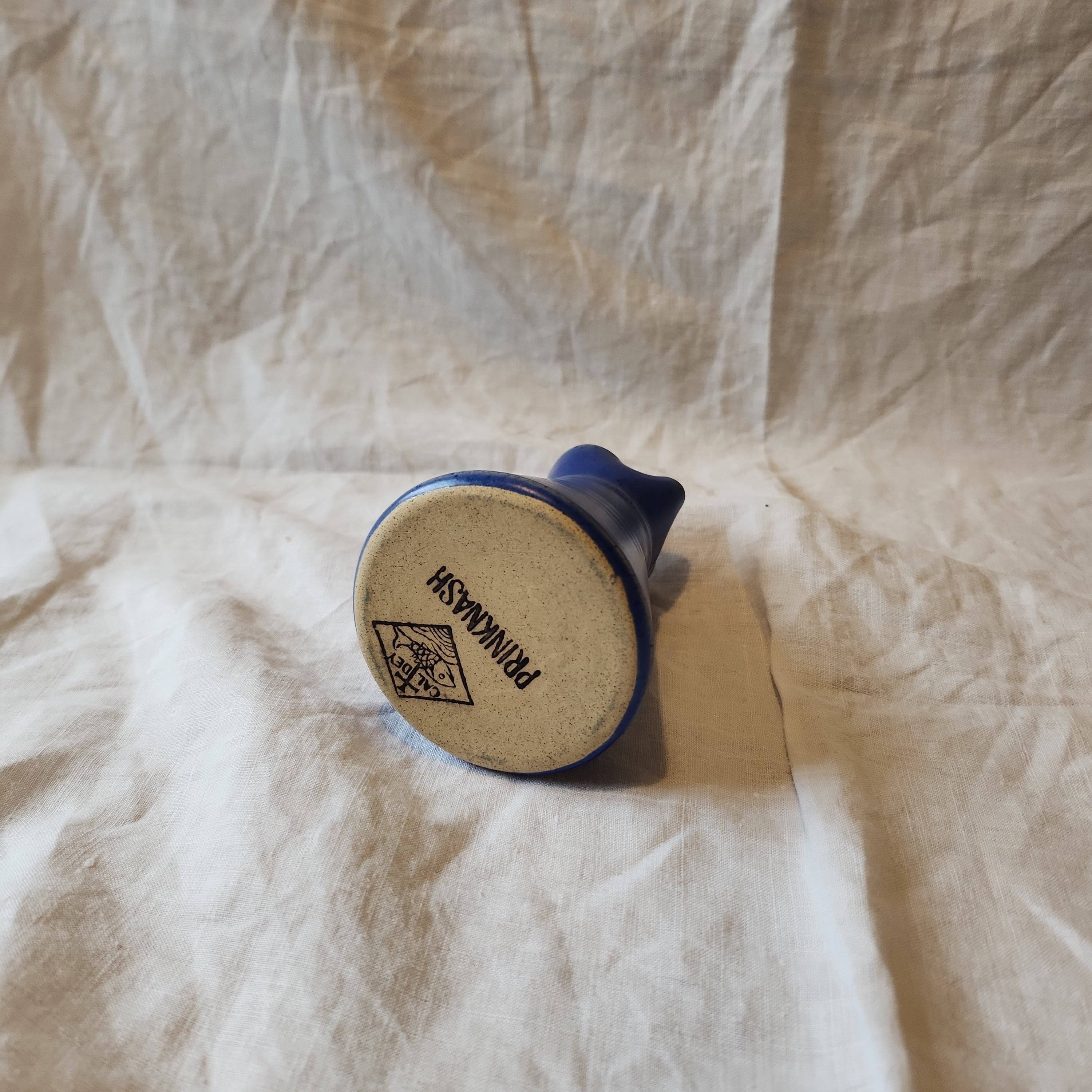 PrinkNash studio pottery blue jug