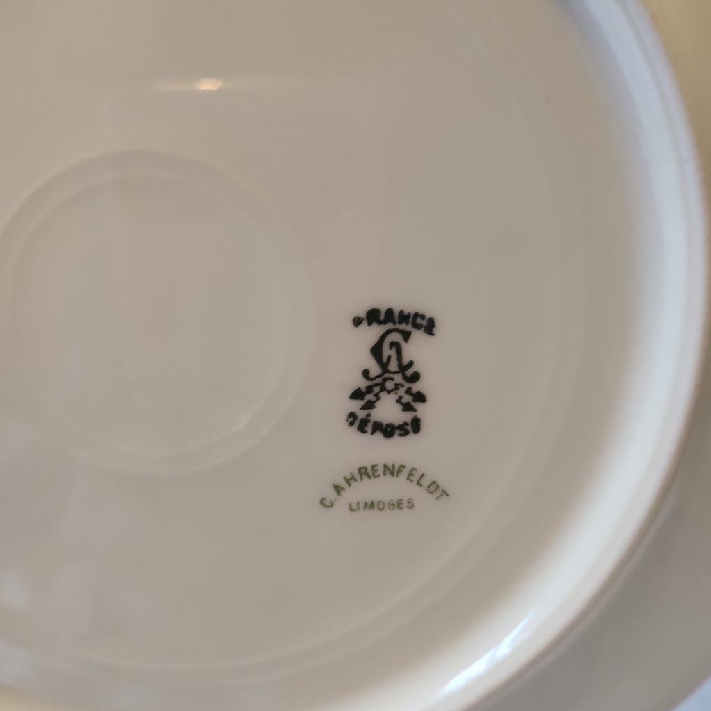 France Antique handpainted Limoges plate