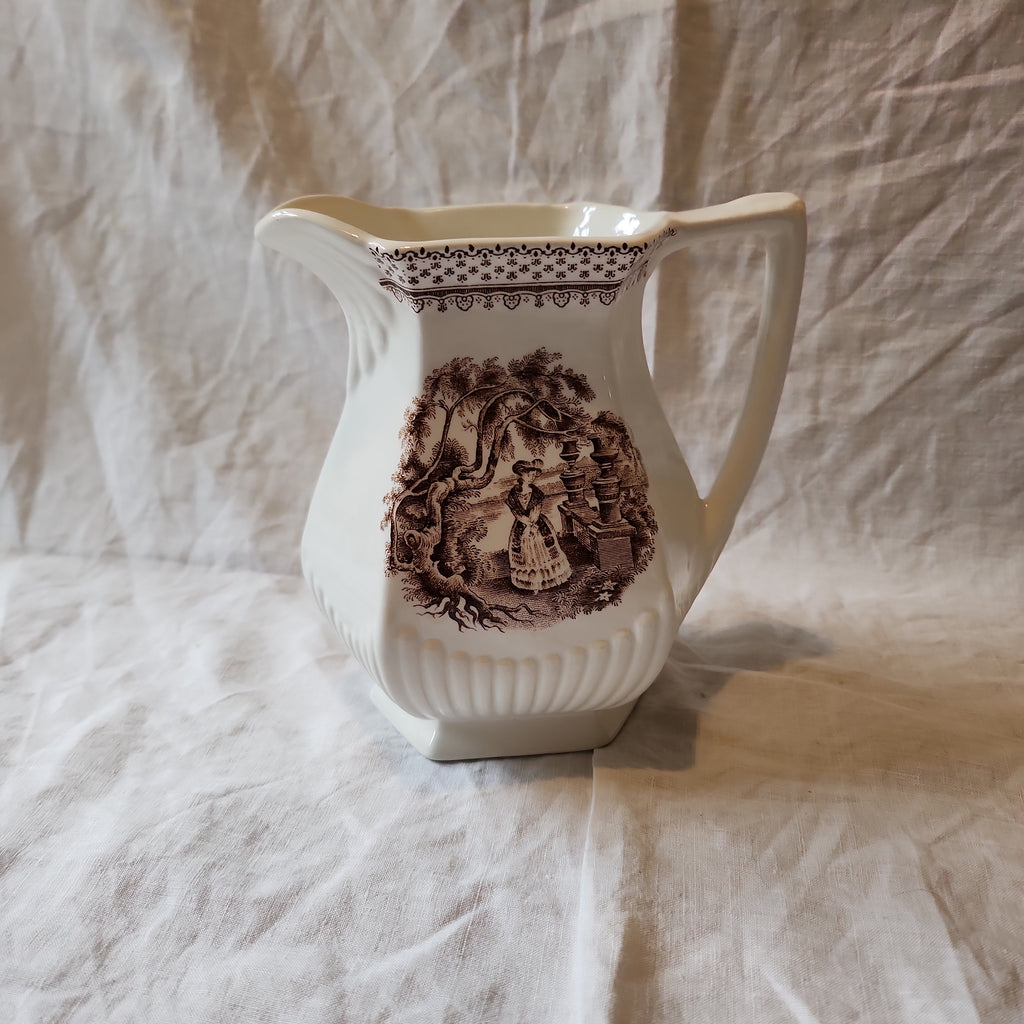 Vintage Adam and son Du Barry jug