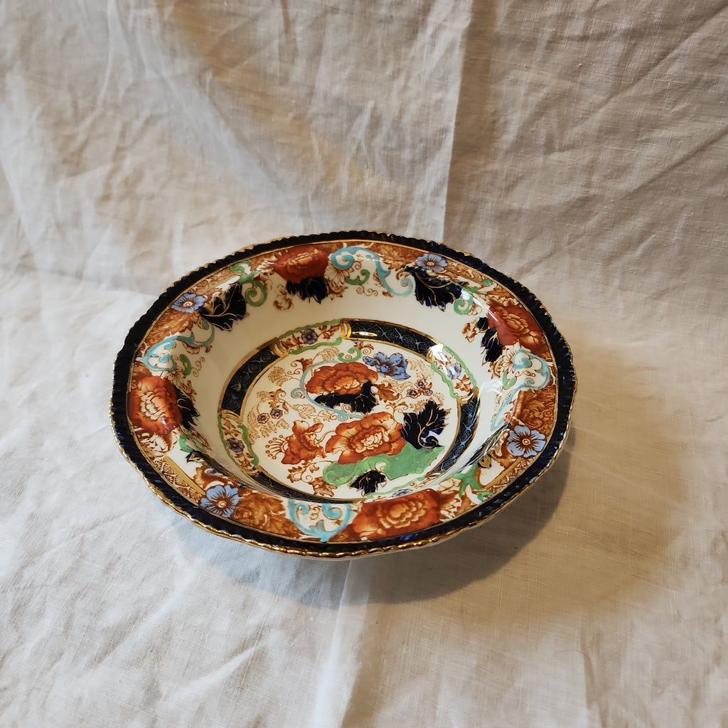 Wood and son imari handpainted soup bowl