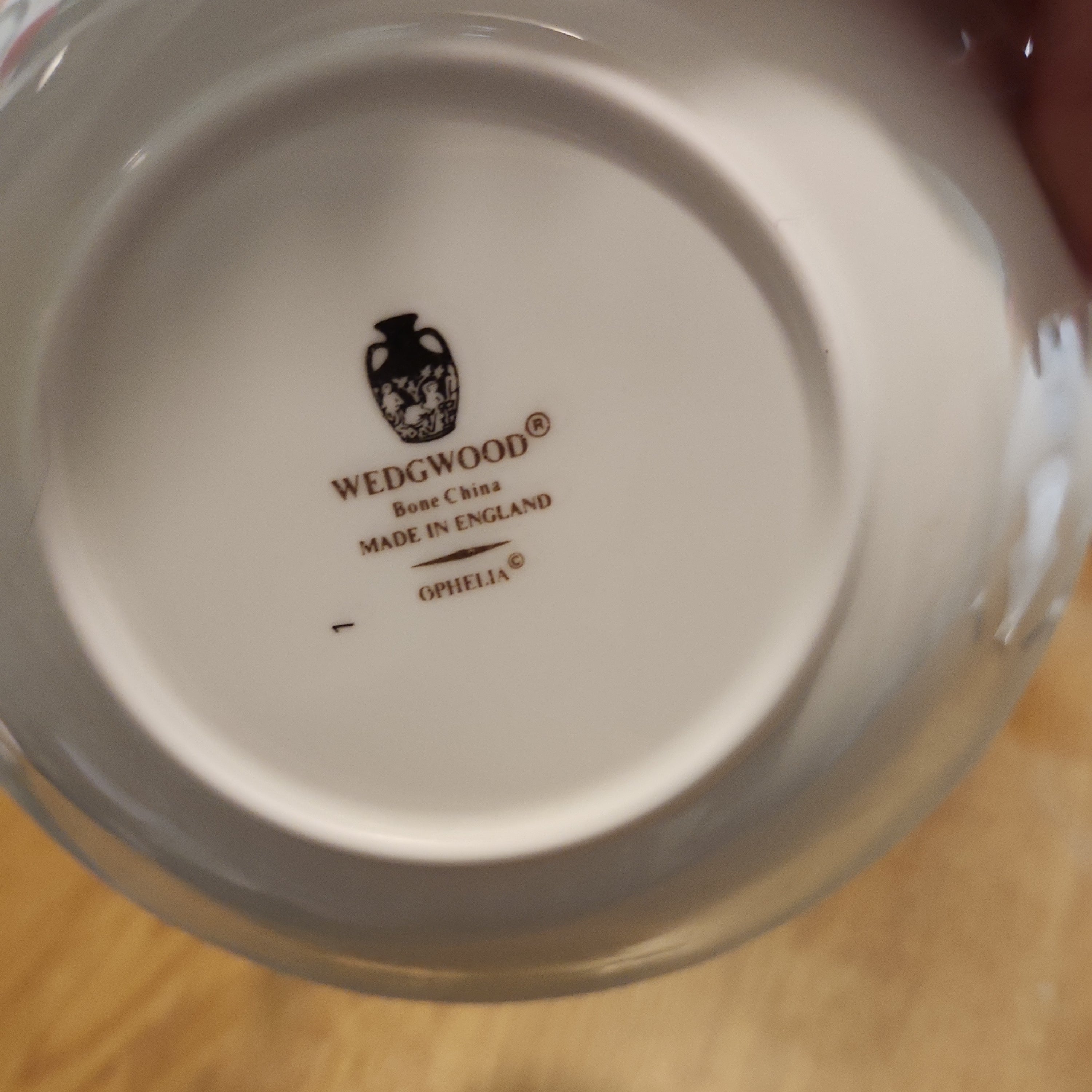 Wedgwood Ophelia fine china soup bowl