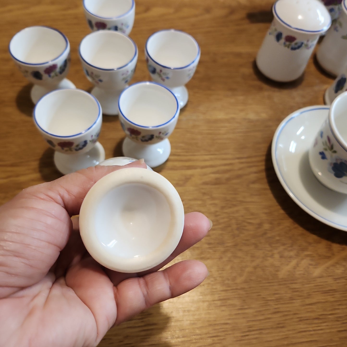 BHS PRIORY Egg cup Set of 7