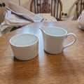 ROYAL WORCESTER classic white Milk jug abd sugar bowl- a pair