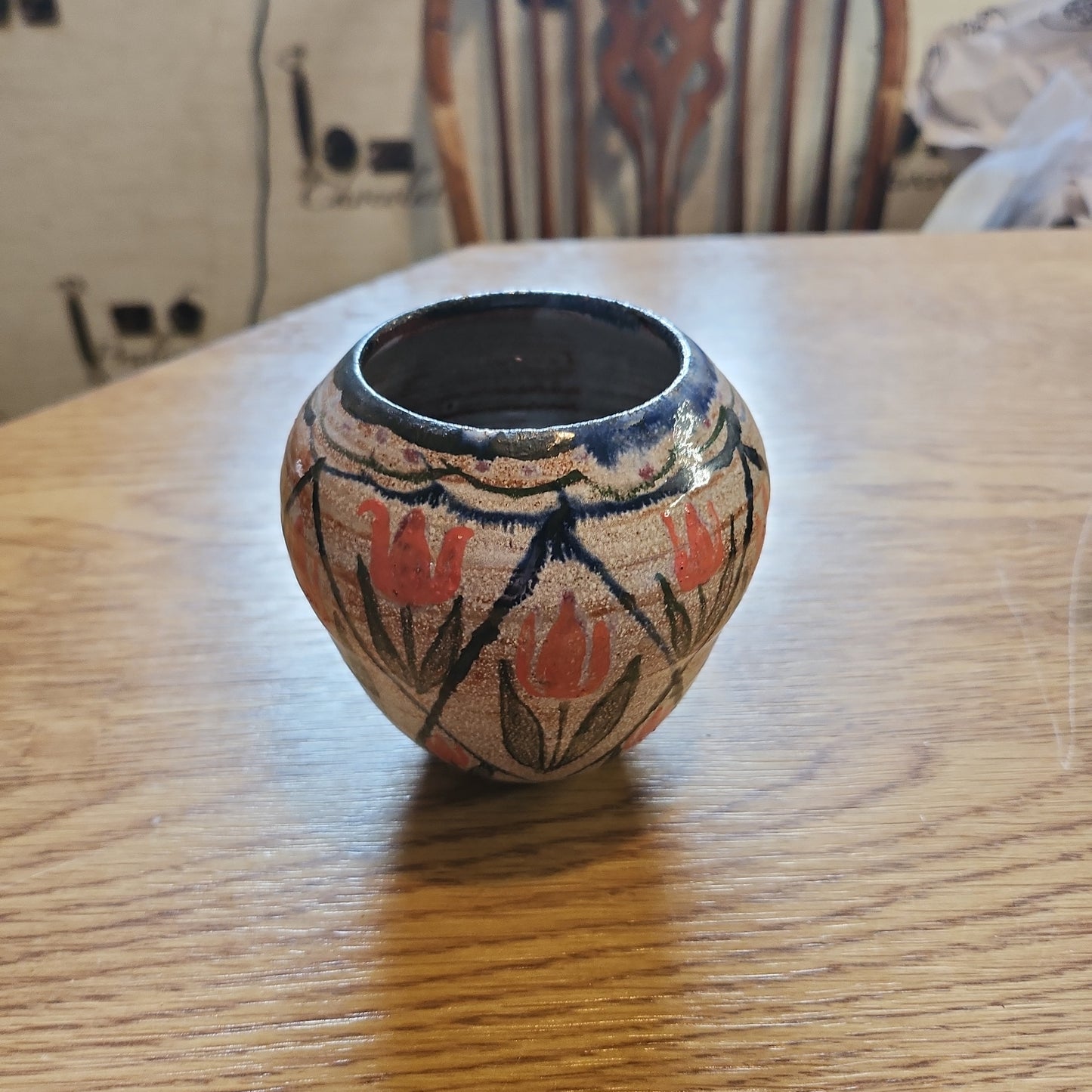 Mid Century WH L5 studios pottery small vase