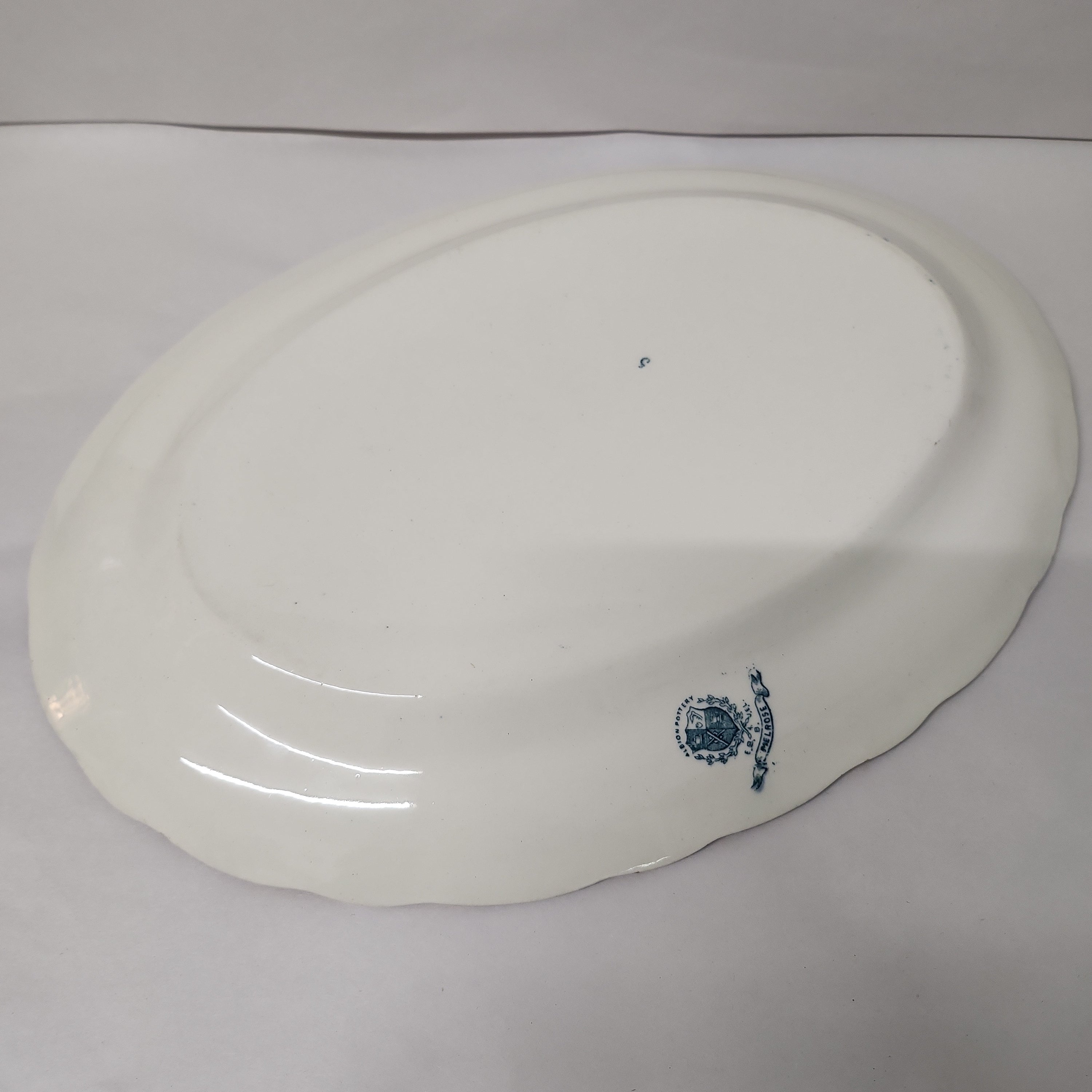 Vintage Albion Pottery Melrose Big Platter 36 x 26 cm